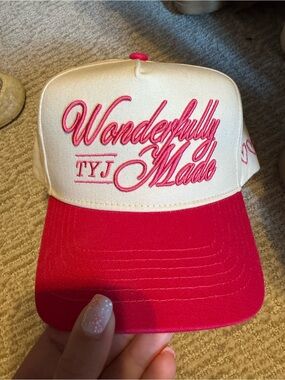 Wonderfully Made Canvas Hot Pink Trucker Cap